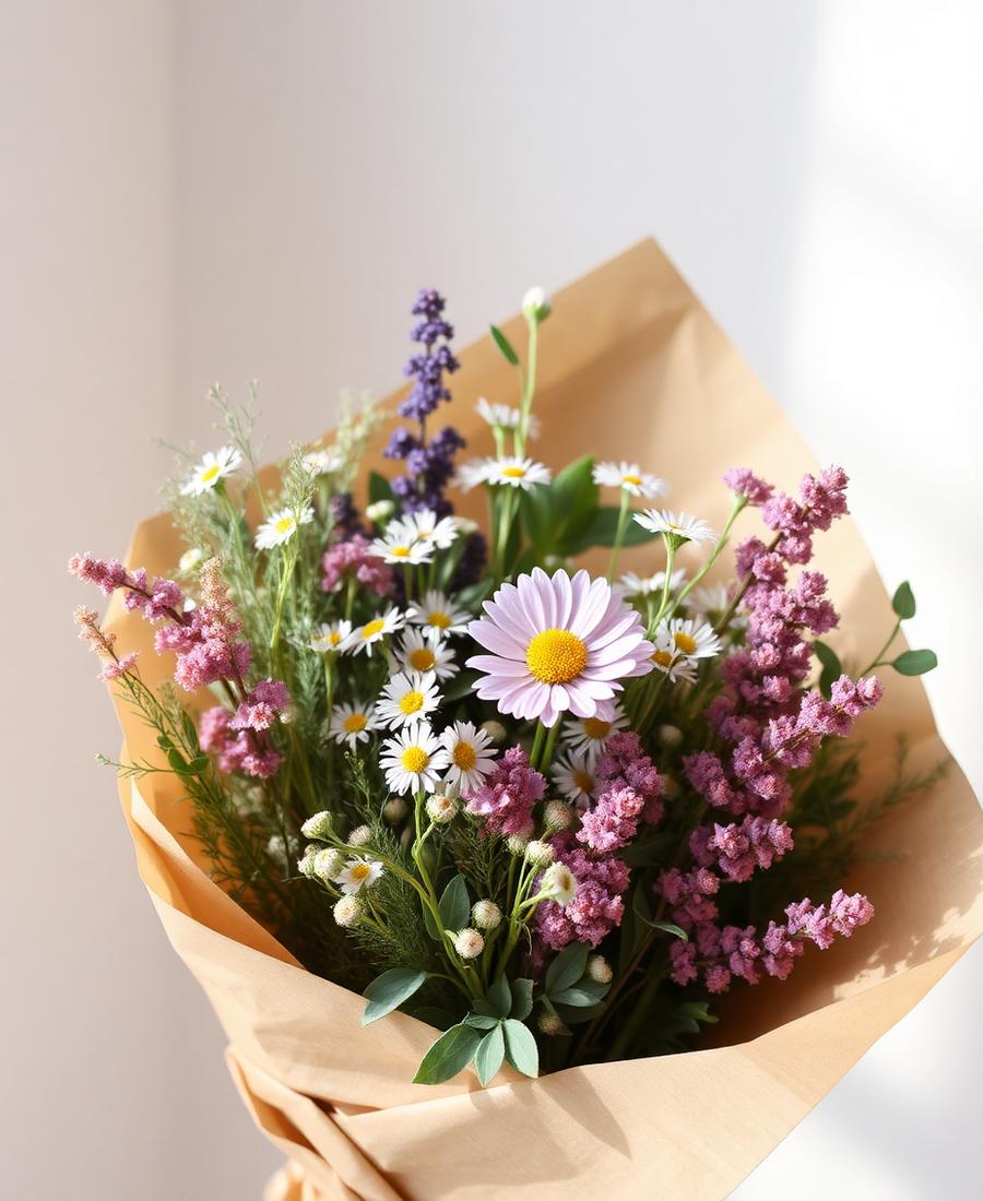 Wild Meadow — Daisies · lavender · sage